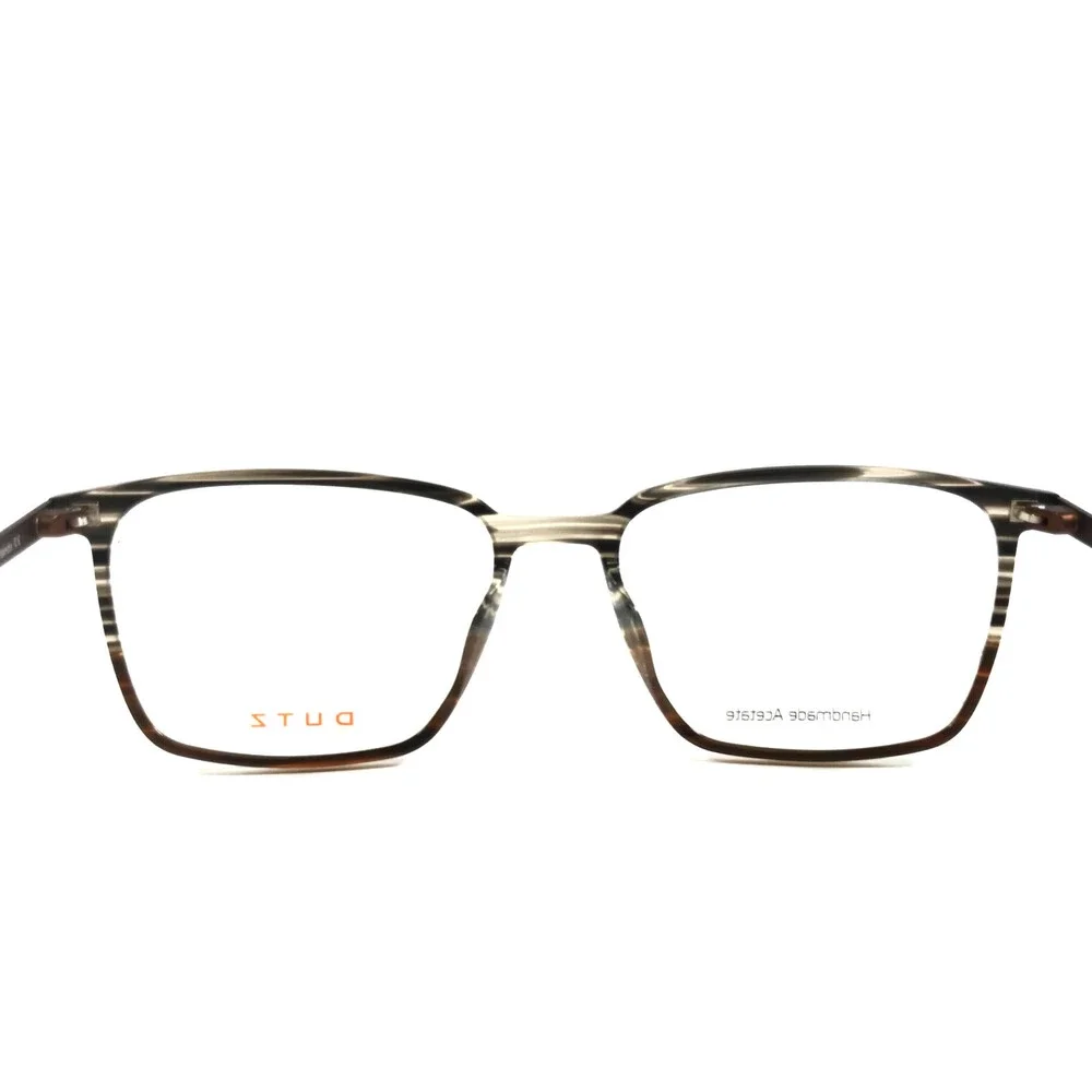 Dutz Eyeglasses Frames DZ2286 Col. 35 Brown Gray Rectangle Full Rim 54-17-145